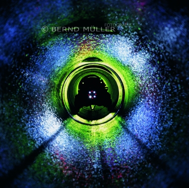 Inspektion eines Abwasserkanals mit Hilfe eines multisensoriellem Roboter