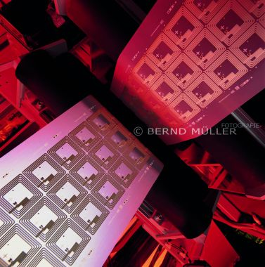Produktion von RFID - Ediketten