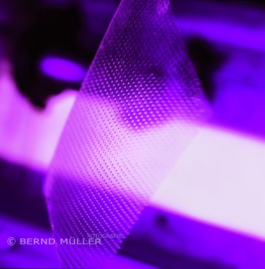 strukturierte Besschichtung im Plasma mit eine Maske