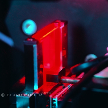 Auswertung eines Biochips mit dem Biochip - Reader