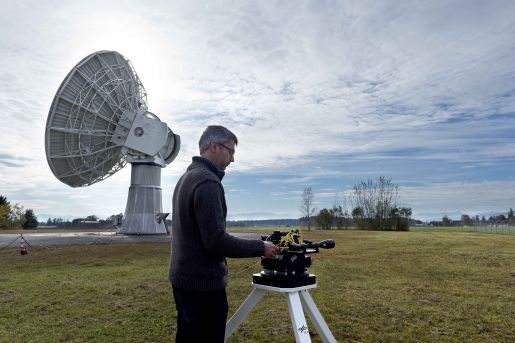 Deutsche Luft-und Raumfahrt - DLR - Optische Freiraum-Datenbertragung - Hohenpeienberg